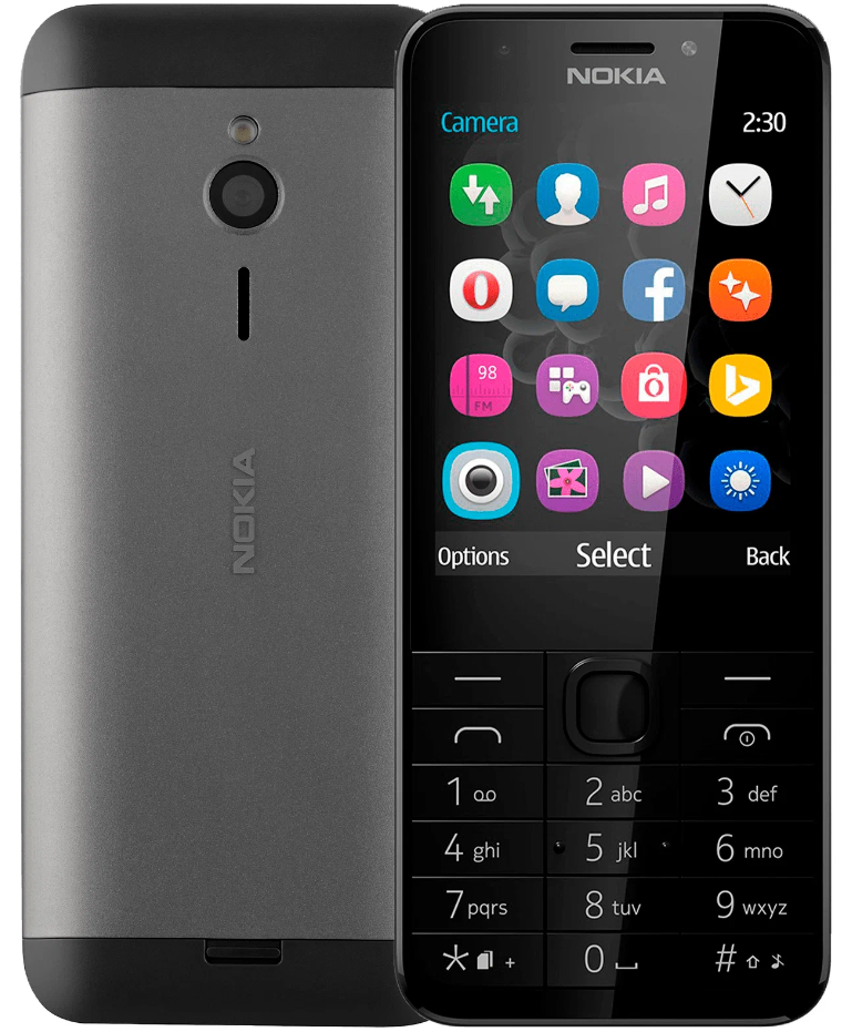 Телефон Nokia 230, черный